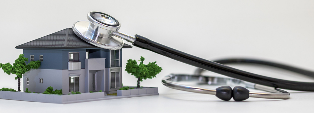 sick home, home assessment concept