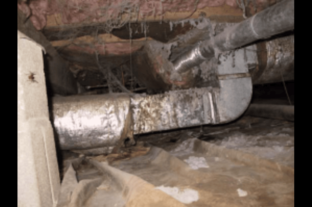 Why can’t I discharge my clothes dryer in the crawl space?