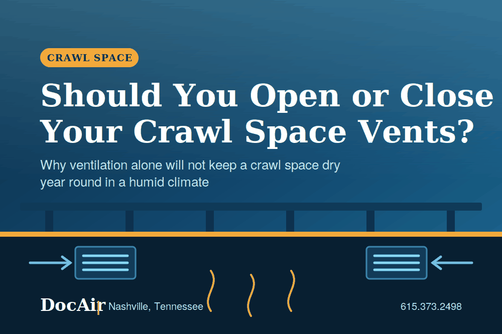 Should I Leave My Crawl Space Vents Open or Closed?